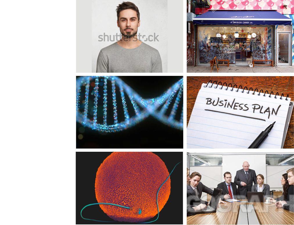 a collage of different pictures of business people - stock image